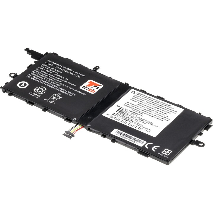 Baterie T6 Power compatibil cu Lenovo ThinkPad X1 Tablet Gen 1, Gen 2, 4750mAh, 36Wh, 2cell, Li-Pol