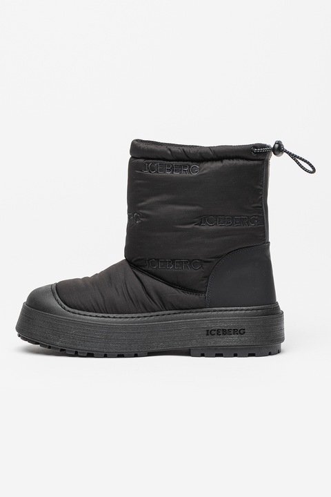 Iceberg, Ghere fara inchidere, cu logo brodat, Negru