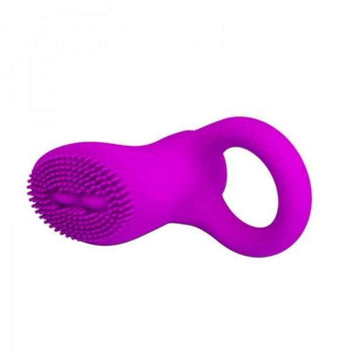 Inel vibrator Pretty Love Cobra, silicon, 7.4cm x 3.5cm, violet