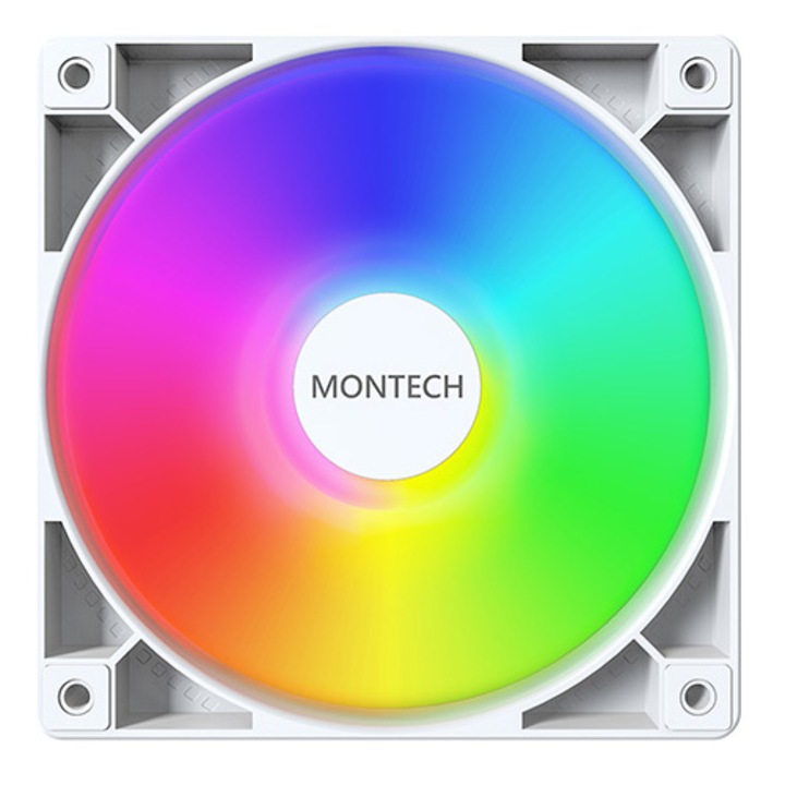 Ventilator Montech GF120 ARGB PWM WH