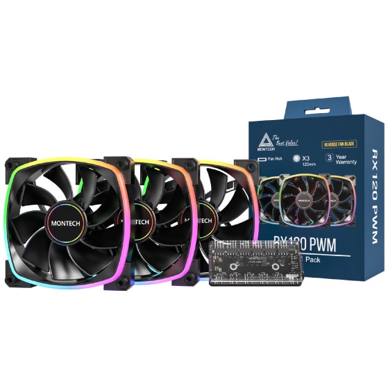 MONTECH VEMTRX120Black3P