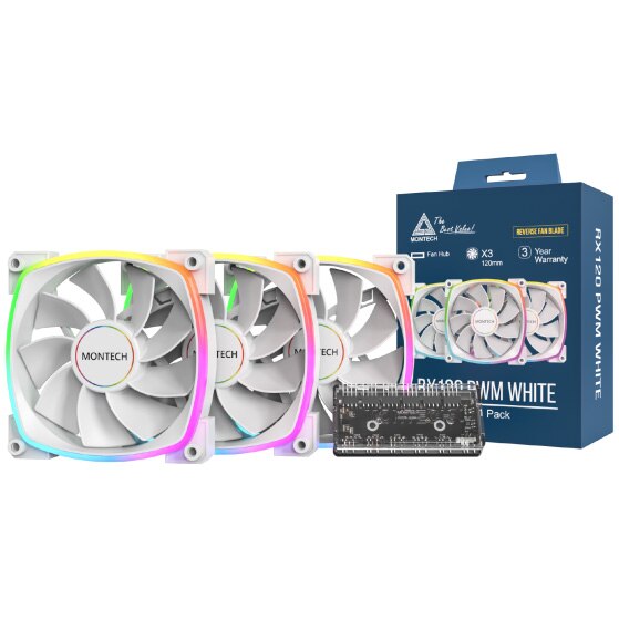 MONTECH VEMTRX120White3P