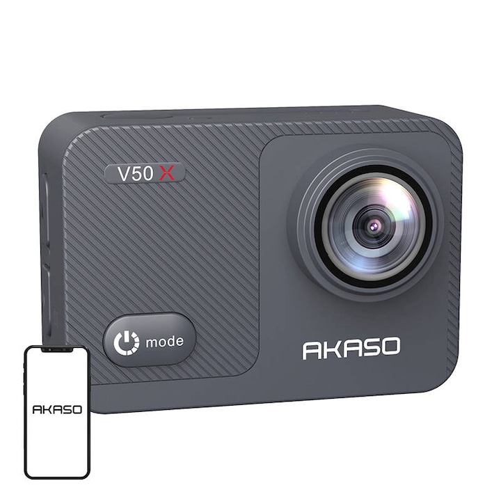 Camera Akaso V50X, impermeabil, Negru