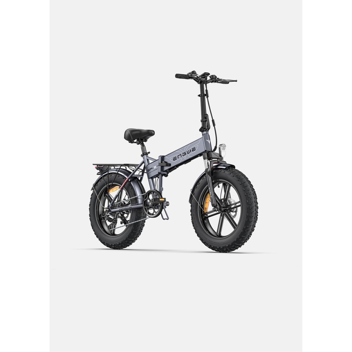 Bicicleta Electrica ENGWE EP-2 Pro, Suspensie Fata, Bicicleta Electrica Pliabila Cu 7 Viteze, Viteza 25KM/H, Bicicleta Electrica 120KM, Baterie 48V13Ah, Cauciucuri Groase De 20 Inch, Bicicleta Electrica De Munte Potrivita Pentru Naveta Si Calatorii, Gri
