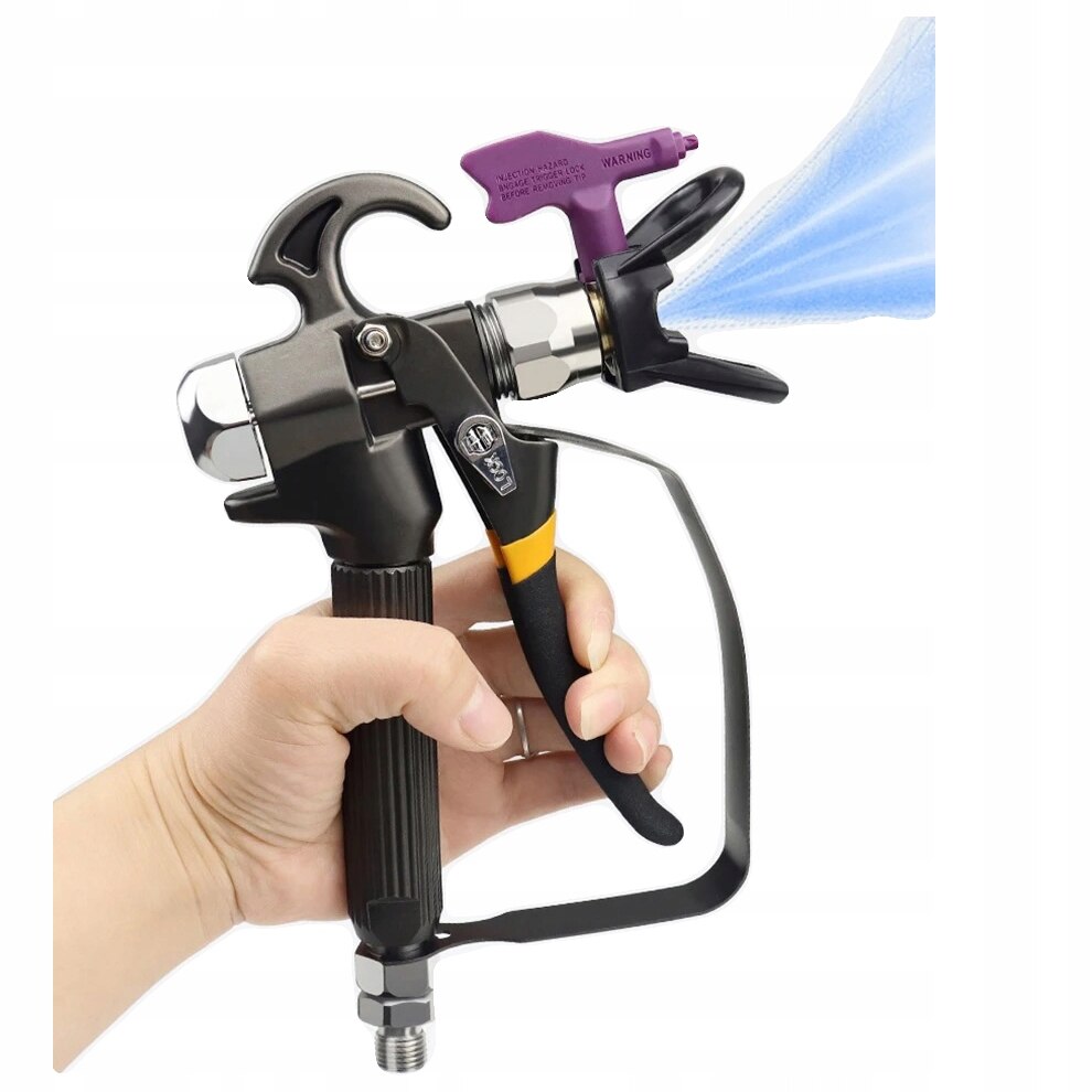Set Pistol de vopsit TurboJet TJ1 cu Dysza Ultra Spray 519, Rosfix