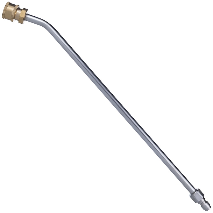 Magasnyomású mosólándzsa, Rosfix, 70 cm, 1/4", szög 30, Rosfixhez / Lavor / Parkside, ezüst / arany
