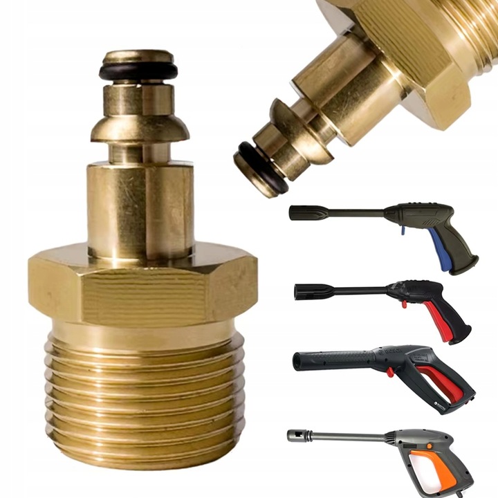 M22 adapter, Rosfix, M22x1,5 mm menetes tömlőhöz, kompatibilis a Bosch, AR, Black&Decker