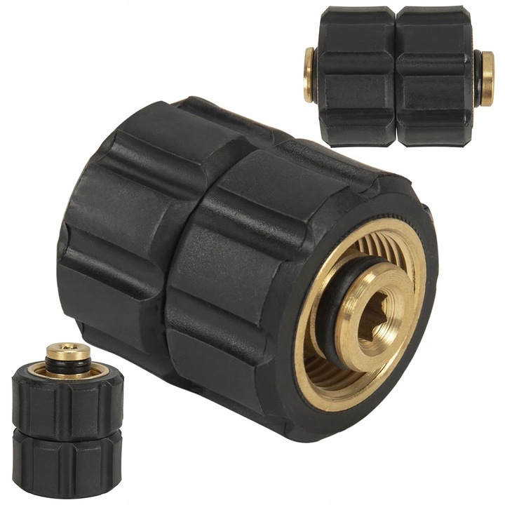 M22 forgó adapter, Rosfix, nagynyomású mosó tömlőkhöz, 400 bar, 150°C