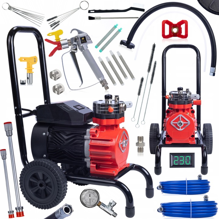 Rosfix Strong Storm 1100 RSS05 festőegység 3500W 22MPA 18L/min, komplett tartozékkészlet