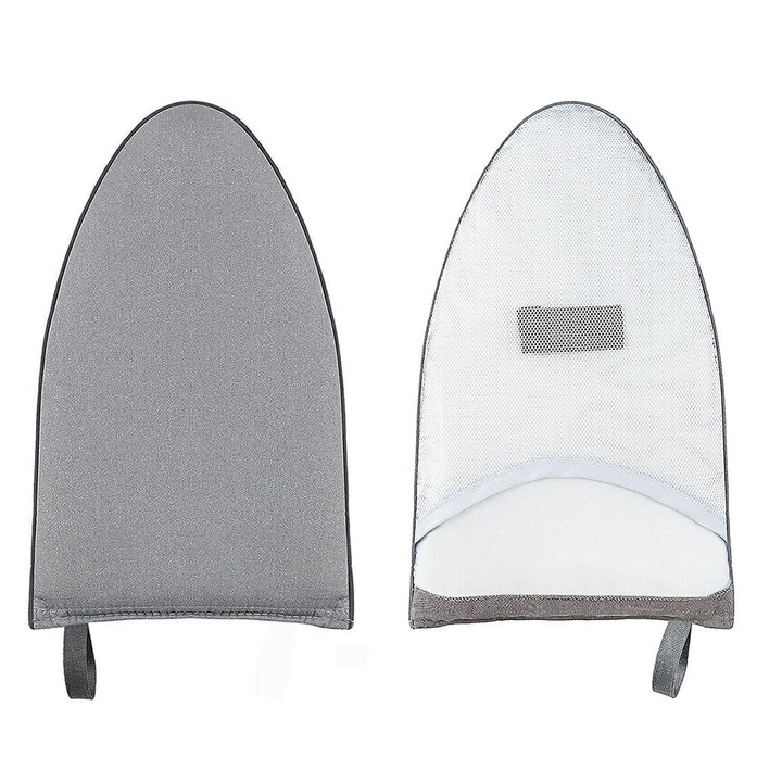 Vasalóvédő kesztyű, ZakupyTV, poliészter, 25 cm, szürke