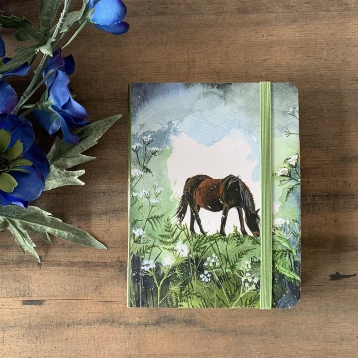 Notatnik A6 Alex Clark, 160 pagini, cu elastic, 107x151mm