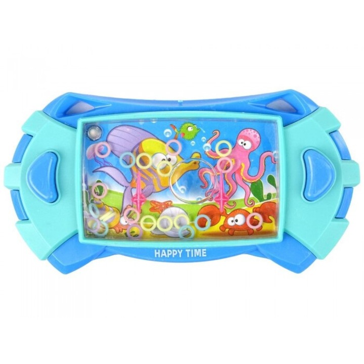 Интерактивна играчка, Leantoys, игра на умения за морски животни, синя, 15x8x3 см, за деца 3+