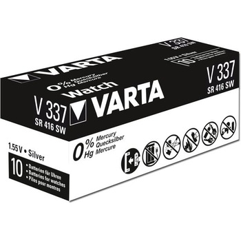 Baterie oxid de argint V337 SR416SW 10buc/cutie Baterie oxid de argint V337 SR416SW 10buc/cutie