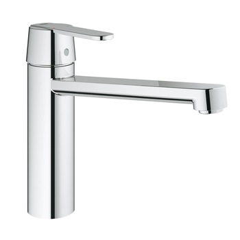 Baterie chiuveta bucatarie Grohe Get 30196000, monocomanda, pipa pivotanta, cartus ceramic, Crom