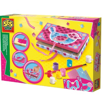 Set creativ SES Hobby, Cutia pentru bijuterii, fete Set creativ SES Hobby, Cutia pentru bijuterii, fete
