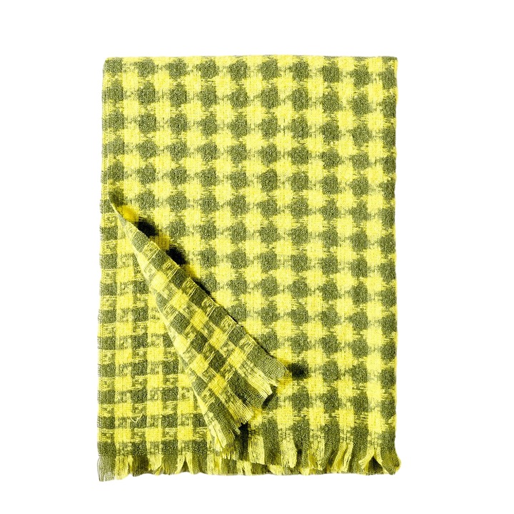 Esarfa dama, plaid, 190.5x67.6cm, calduroasa, multicolor, set