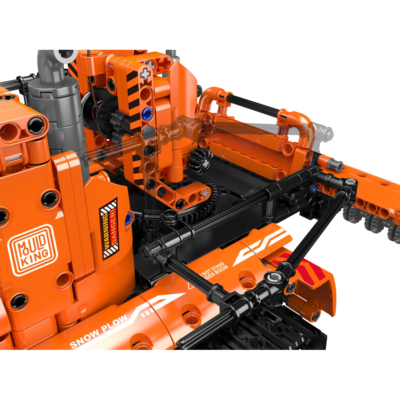 kingページ Set de Constructie Freza De Zapada Telecomandata Rc, Mould King