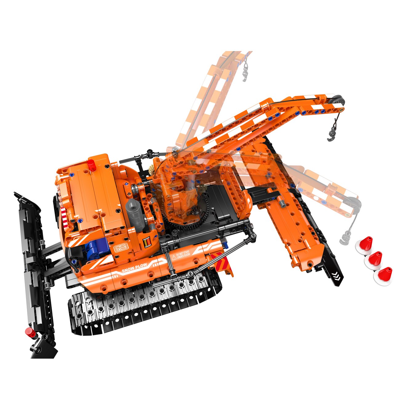 Set de Constructie Freza De Zapada Telecomandata Rc, Mould King