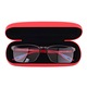 Etui pentru ochelari STHC-13G, stilion, rosu, 16,3x3,9x6,3cm