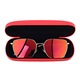 Etui pentru ochelari STHC-13G, stilion, rosu, 16,3x3,9x6,3cm