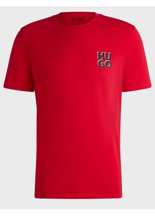 Férfi póló, Hugo, 50522434, piros, pamut, Piros