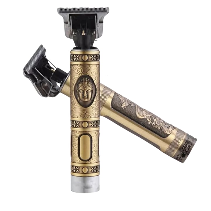 Професионален тример за коса и брада Безжично стоманено острие 3 гребена USB 3W