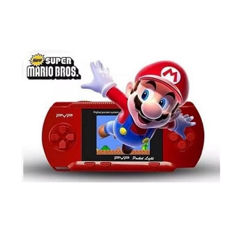 Consola Retro Jocuri Portabila PVP Station game cu 2 Card Jocuri rosu