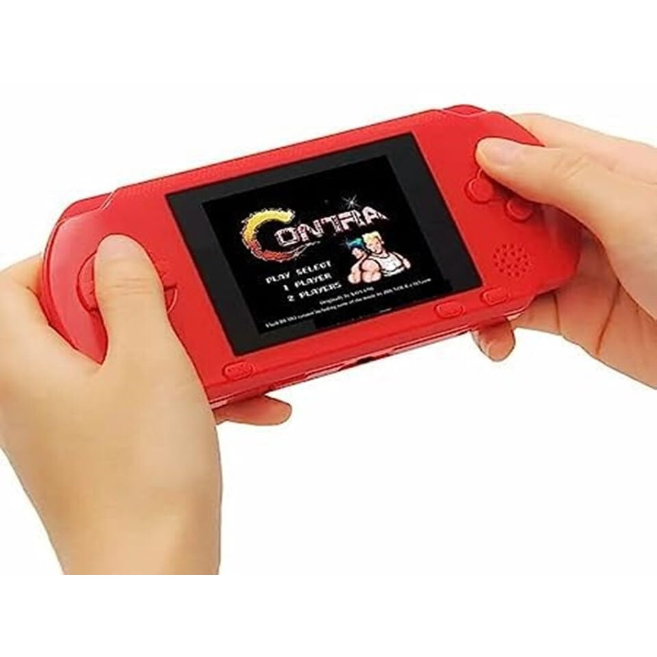 Consola Retro Jocuri Portabila PVP Station game cu 2 Card Jocuri rosu