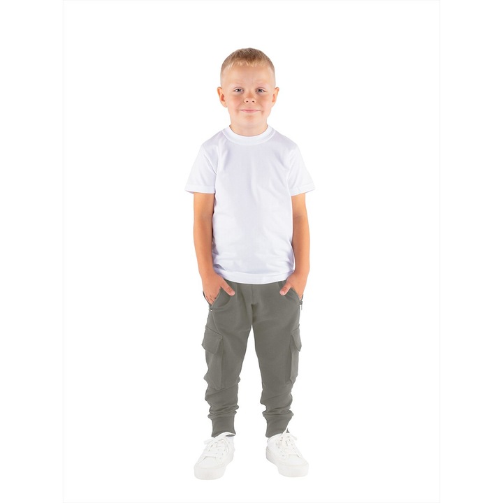 Harci nadrág fiúknak, Tup Tup, pamut, khaki, Khaki