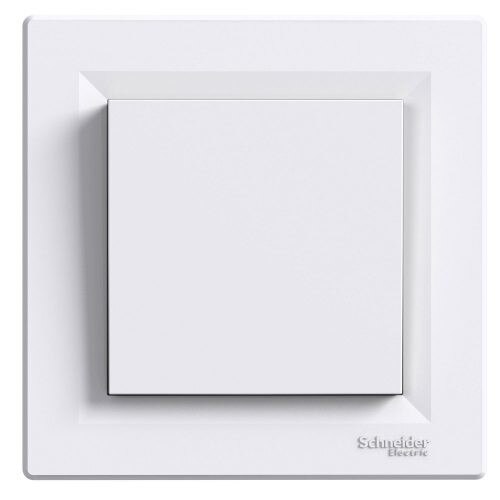 Intrerupator simplu Asfora Schneider,Alb