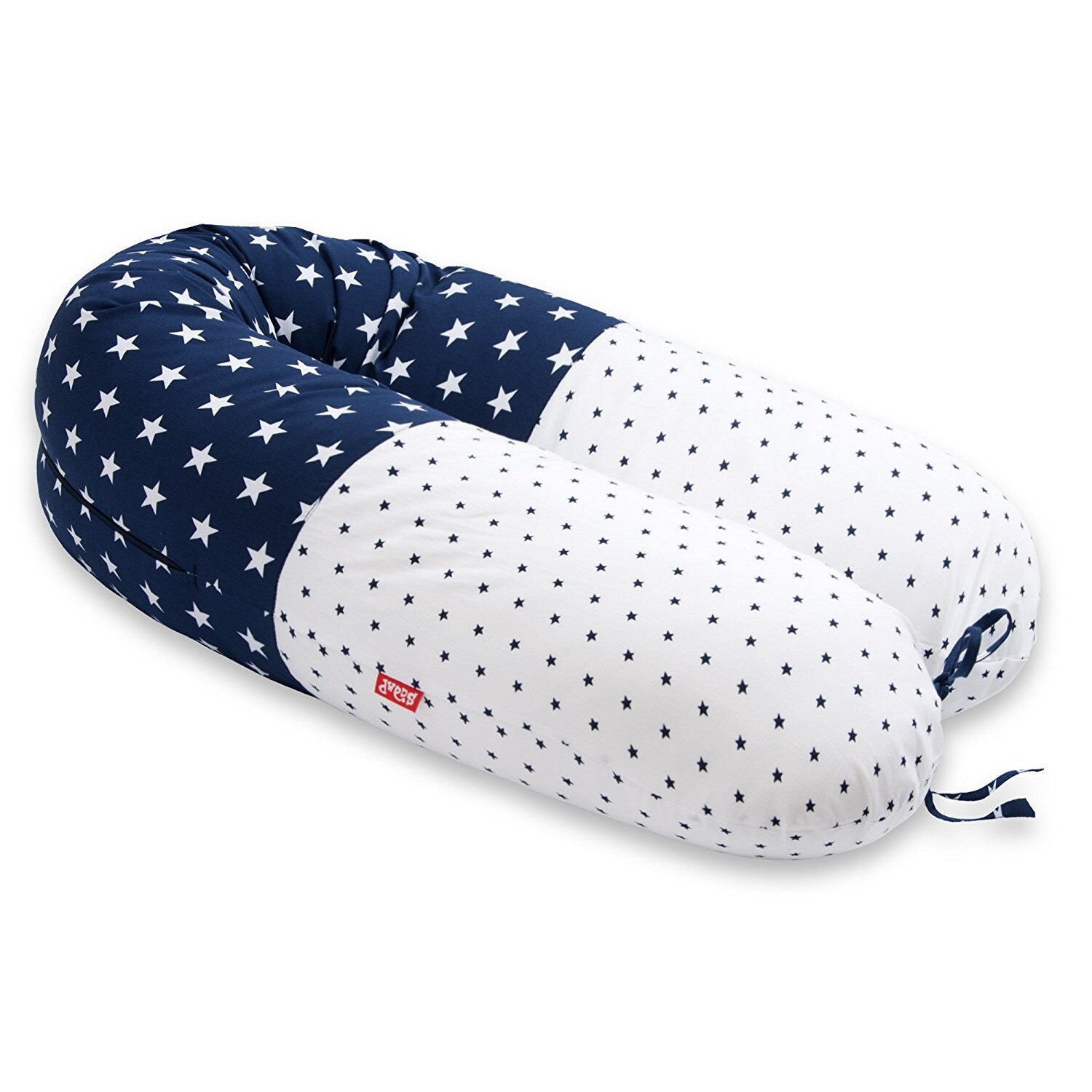 Perna Scamp 3 in 1 pentru gravide, alaptat, bebelusi, 160 cm, Manhattan, Blue