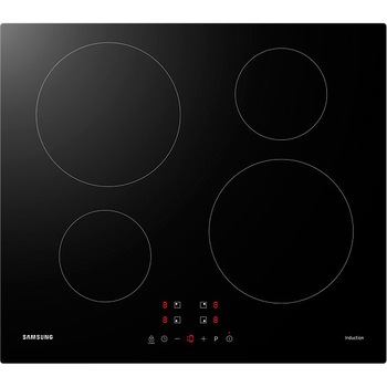 Plita incorporabila Samsung NZ64M3NM1BB/UR, Inductie, 4 zone de gatit, Control tactil, Suprafata ceramica, Afisaj LED, 60 cm, Sticla neagra Plita incorporabila Samsung NZ64M3NM1BB/UR, Inductie, 4 zone de gatit, Control tactil, Suprafata ceramica, Afisaj LED, 60 cm, Sticla neagra