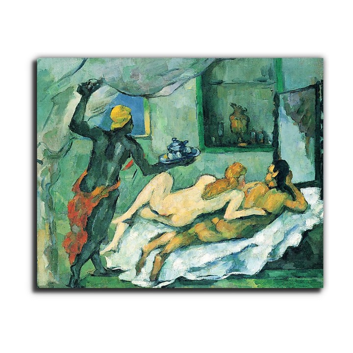 Paul Cézanne: Délután Nápolyban (néger szolgálóval), 1876-1877, vászonkép, 65x50