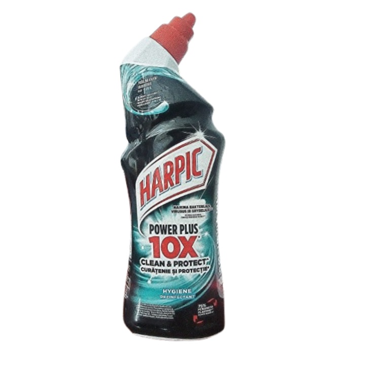 Dezinfectant toaleta, Harpic Power Plus 10x, 750 ml