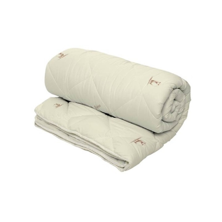 Ватиран юрган за 2 човека, Dormy, Merino, Вълна, 200x220 см, 300 гр/м2