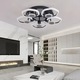 Lustra LED, telecomanda inclusa, aurie cu negru, rotunda, 150W, trei tipuri de lumina, calda, neutra si rece, intensitate reglabila, dimensiuni (L, l, h) 58x58x15cm, clasa protectie IP21, montaj tavan