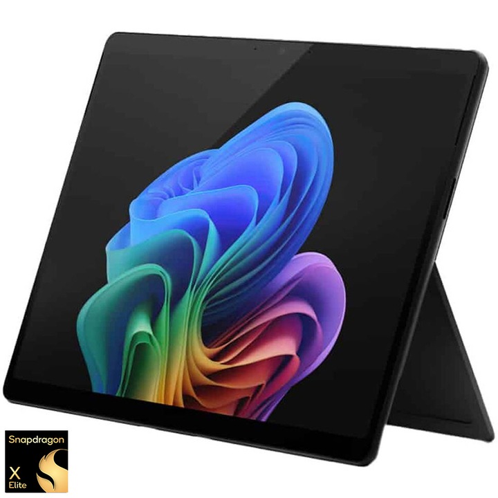 Лаптоп Microsoft Surface Pro 11, Qualcomm® Snapdragon® X Elite, 13'', 2.8K, 16GB DDR5 RAM, 512GB SSD, Qualcomm® Adreno™ GPU, Windows 11 Home, Black