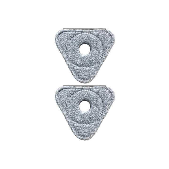 Rezerve de mop rotativ GoldenHomeMop Fotehniq®, 2 rezerve triunghi pentru geamuri, colturi sau locuri greu accesibile