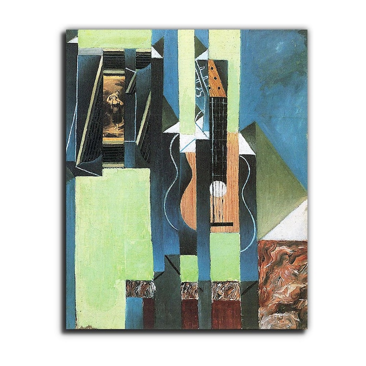 Juan Gris: Gitár, vászonkép, 65x80