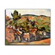 Képáruház Paul Cézanne: Hegy Provenceban, vászonkép, 30x25