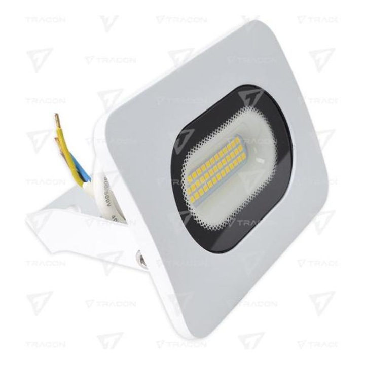 Proiector LED Tracon RSMDLF20WW 20W 3000K 1500lm alb IP65