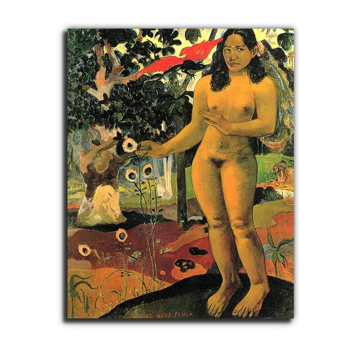 Paul Gauguin: Te Nave Nave Fenua - Elragadó föld, vászonkép, 65x85
