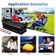 Autó inverter, LVYUAN, 12V, 4000W, dupla EU aljzat, USB port