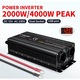 Autó inverter, LVYUAN, 12V, 4000W, dupla EU aljzat, USB port