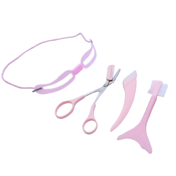 AONYIYI® 4 részes szemöldökápoló készlet – Precíziós eszközök a hibátlan szemöldökért