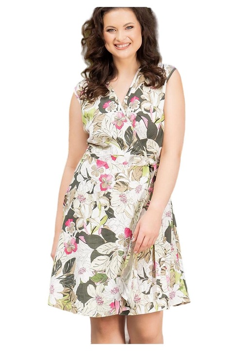 Рокля 5903676231, KARKO, Вискоза, Многоцветна