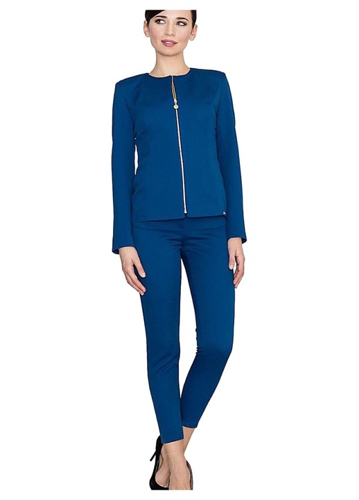 Дамски панталон, Ленитиф, Полиестер, Син, S INTL