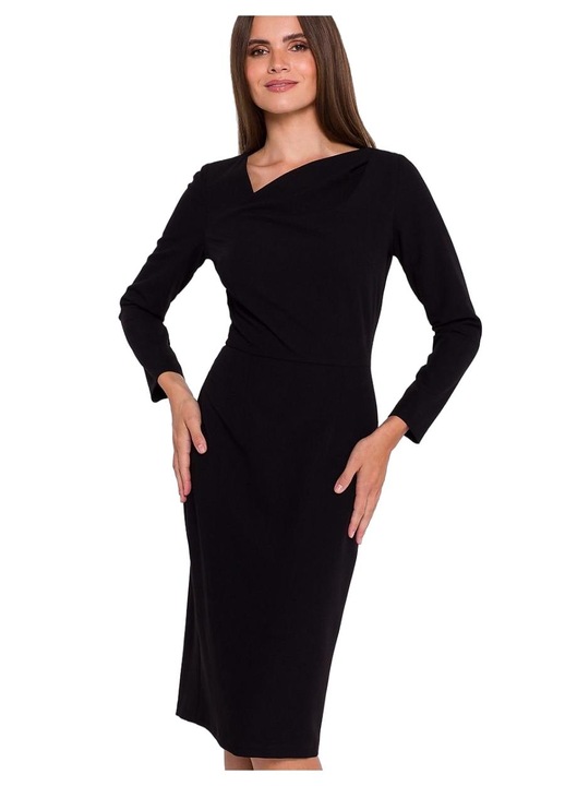 Рокля, Stylove, полиестер/вискоза, черна, L INTL