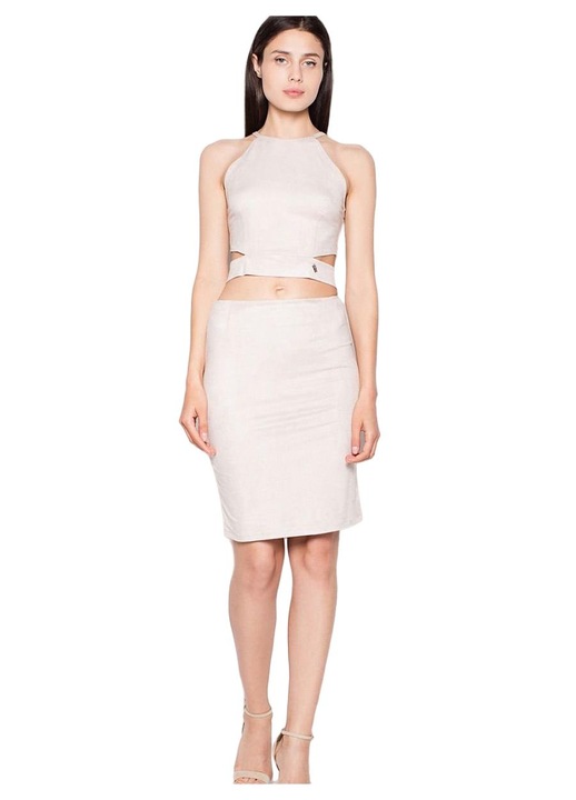 Комплект пола/горнище, Venaton, Полиестер/Еластан, Бежово