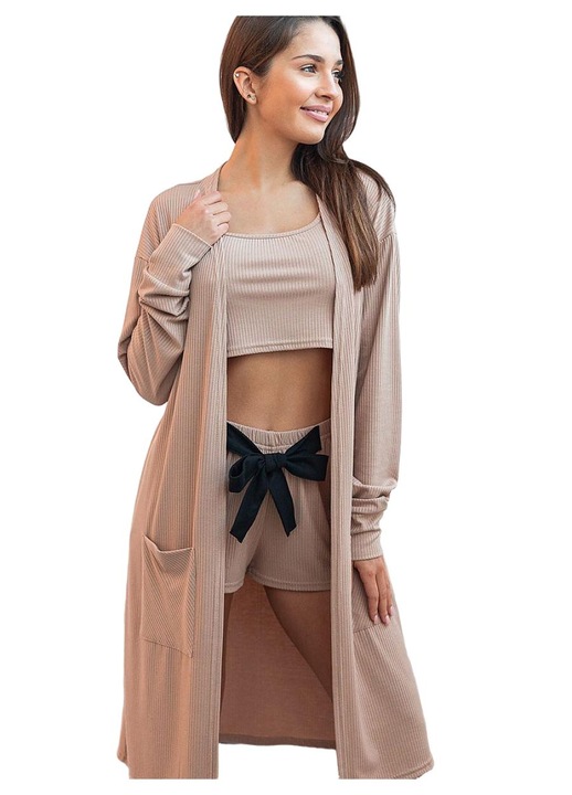 Cardigan 5902921422501, Sensis, Poliester/Viscoza, Bej, L-XL INTL